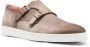 Santoni Leren Monnik Schoenen Beige Heren - Thumbnail 4