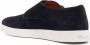Santoni Leren Monnik Schoenen Blue Heren - Thumbnail 2