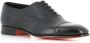 Santoni Leren Oxford Schoenen - Thumbnail 2