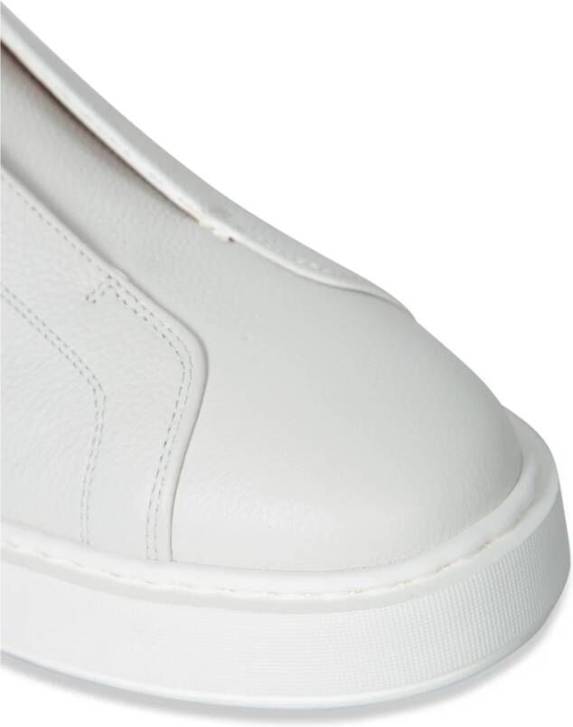 Santoni Leren Slip-On Sneakers