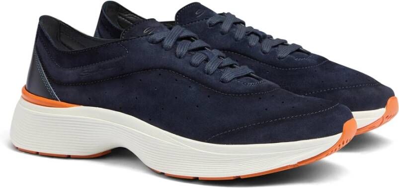 Santoni Leren Sneaker