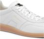 Santoni Leren sneaker voor heren White Heren - Thumbnail 4