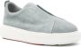 Santoni Leren Sneakers Italiaanse Schoenen - Thumbnail 2