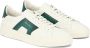Santoni Witte Sneaker met Groene Inzetstukken White Heren - Thumbnail 4