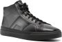 Santoni Leren Sneakers met Zijrits en Vetersluiting - Thumbnail 2