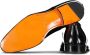 Santoni Leren veterschoenen Made in Italy Brown Heren - Thumbnail 4