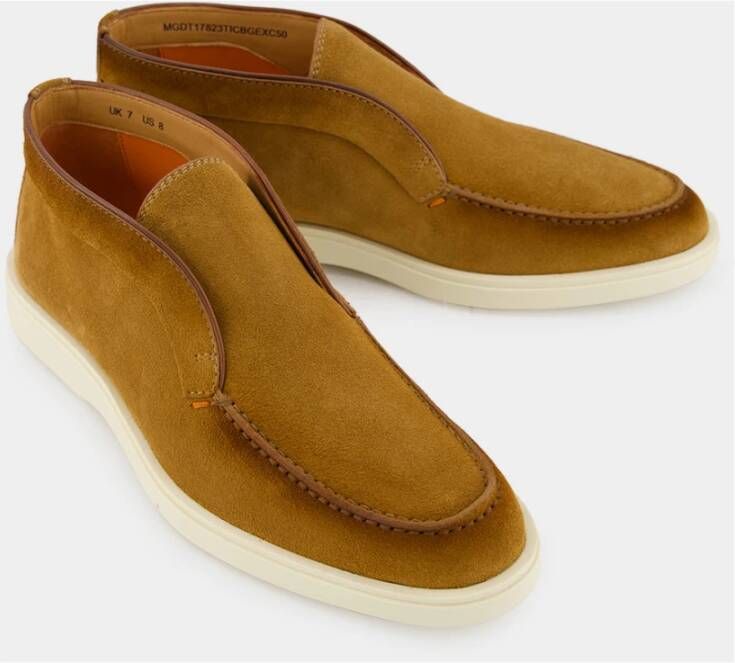 Santoni Lichtbruine Suède Desert Boot