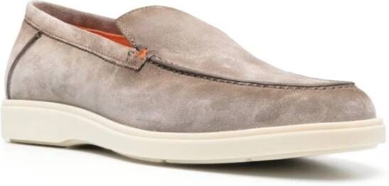 Santoni Loafers Beige Heren