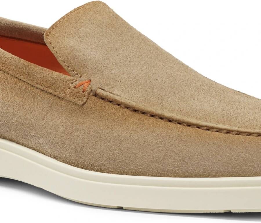 Santoni Loafers Beige Heren