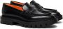 Santoni Zwarte Penny Loafer met Ronde Neus Black Dames - Thumbnail 2