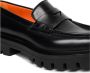 Santoni Zwarte Penny Loafer met Ronde Neus Black Dames - Thumbnail 4