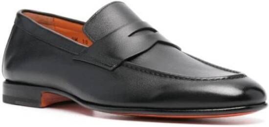 Santoni Loafers Black Heren