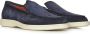 SANTONI Instappers Heren Botanist Maat: 8 Materiaal: Suède Kleur: Blauw - Thumbnail 3