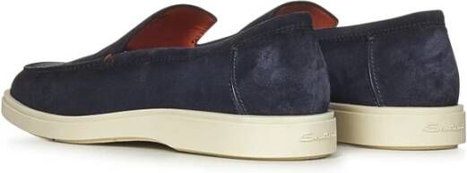 Santoni Loafers Blue Heren