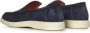 SANTONI Instappers Heren Botanist Maat: 8 Materiaal: Suède Kleur: Blauw - Thumbnail 4