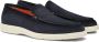 Santoni Blauwe Loafer met Oranje Zool - Thumbnail 3