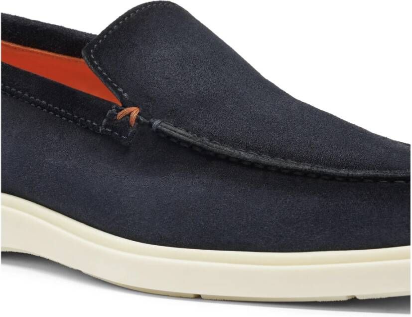 Santoni Loafers Blue Heren