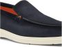 Santoni Blauwe Loafer met Oranje Zool - Thumbnail 5