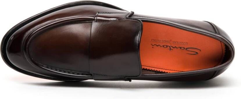 Santoni Loafers Brown Heren