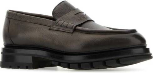 Santoni Loafers Gray Heren