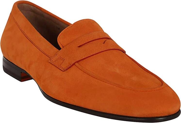 Santoni Loafers Orange Heren