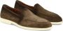 SANTONI Loafers Heren Malibu Maat: 7 5 Materiaal: Suède Kleur: Bruin - Thumbnail 4