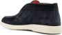 Santoni Marineblauwe Leren Loafers Blue Heren - Thumbnail 4