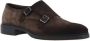 SANTONI Nette Schoenen Heren Sue 2gespschoen Maat: 7 5 Materiaal: Suède Kleur: Bruin - Thumbnail 3