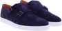 Santoni Stijlvolle heren sneakers van leer Blauw Heren - Thumbnail 5