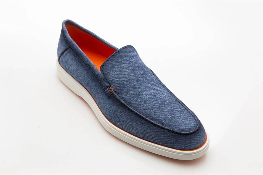 Santoni Mgdt17824 63 Blue Heren