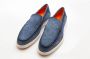 Santoni Mgdt17824 63 Blue Heren - Thumbnail 3