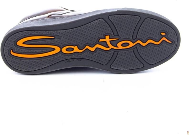 Santoni Mid Top Sneakers met Ritssluiting