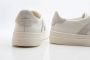 Santoni Moderne Grijze Leren Sneaker White Heren - Thumbnail 4