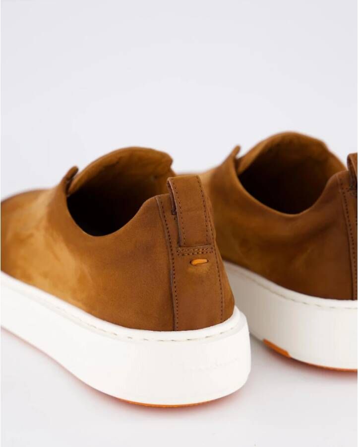 Santoni Nubuck Sneaker voor Heren