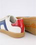 Santoni Olympisch Wit Blauw Heren Sneakers - Thumbnail 2