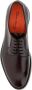 Santoni Leren veterschoenen in druivenkleur Red Heren - Thumbnail 3