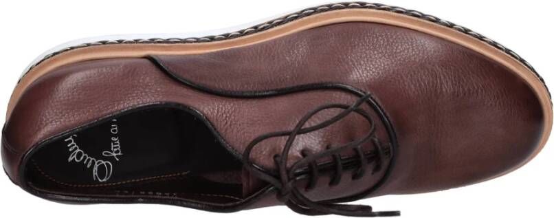 Santoni Platte schoenen Bruin