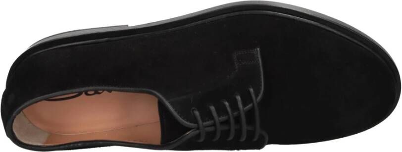 Santoni Platte schoenen Zwart