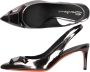SANTONI Pumps Dames 70465 Maat: 38 Materiaal: Leer Kleur: Zilver - Thumbnail 3