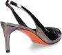 SANTONI Pumps Dames 70465 Maat: 38 Materiaal: Leer Kleur: Zilver - Thumbnail 6