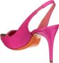 Santoni Elegante Grosgrain Slingback Pumps Paars Dames - Thumbnail 6