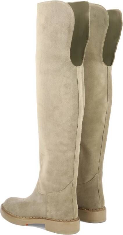 Santoni Rider Laarzen Beige Dames