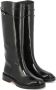 Santoni Rijlaars geïnspireerde leren laars Black Dames - Thumbnail 2
