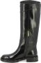 Santoni Rijlaars geïnspireerde leren laars Black Dames - Thumbnail 3