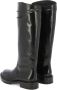 Santoni Rijlaars geïnspireerde leren laars Black Dames - Thumbnail 4