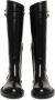 Santoni Rijlaars geïnspireerde leren laars Black Dames - Thumbnail 10