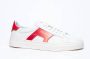 Santoni Rode Detail Dubbele Gesp Sneakers - Thumbnail 2