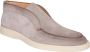 SANTONI Hoge Sneakers Heren Digits Maat: 9 5 Materiaal: Suède Kleur: Beige - Thumbnail 4