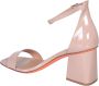 Santoni Roze Leren Sandalen voor Vrouwen - Thumbnail 2