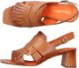 Santoni Stijlvolle hoge hak sandalen Bruin Dames - Thumbnail 2